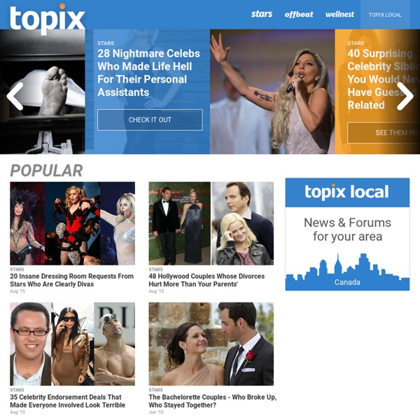 Topix: Your town. Your news. Your take.