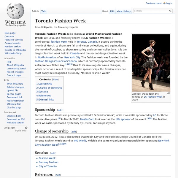 Toronto Fashion Week