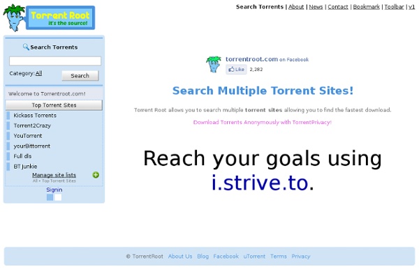 Search all torrent sites at once for the fastest download! TorrentRoot.com