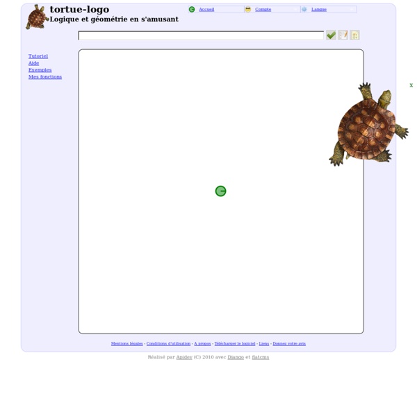 Tortue Logo A Vous De Jouer Pearltrees