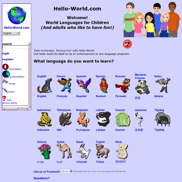 World Languages for Children of all ages