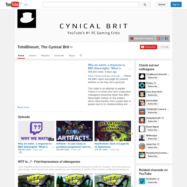 TotalBiscuit, The Cynical Brit