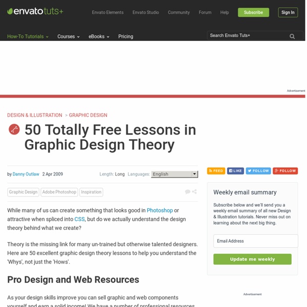 50 Totally Free Lessons in Graphic Design Theory