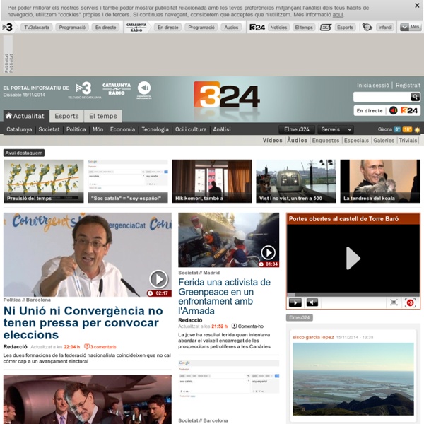3cat24. El portal informatiu de Televisió de Catalunya i Catalunya Ràdio