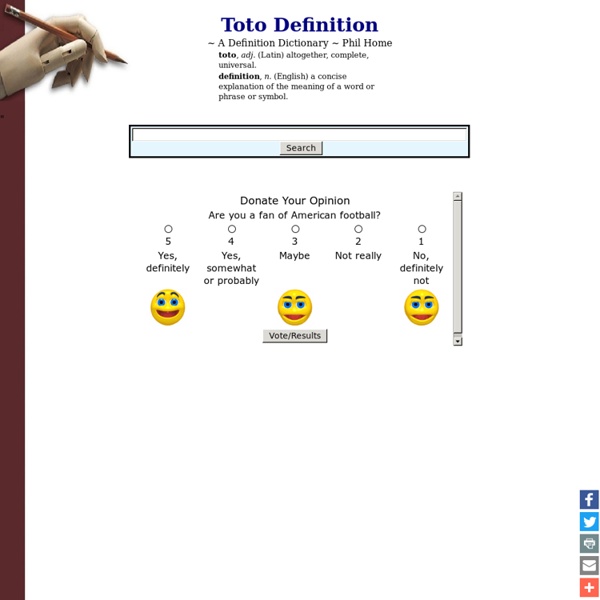 Toto Definition Pearltrees