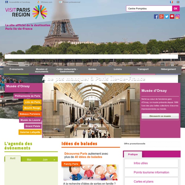 Tourisme Paris Ile de France, Visiter et sortir dans Paris - VisitParisRegion