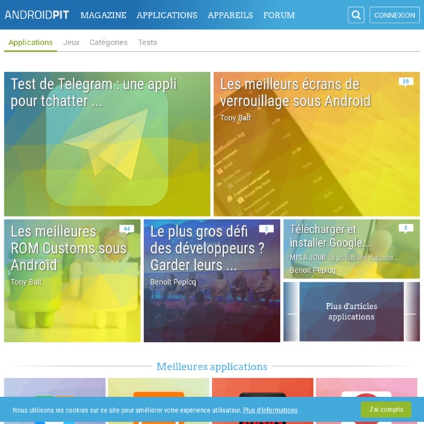 Toutes les applications & jeux pour Android