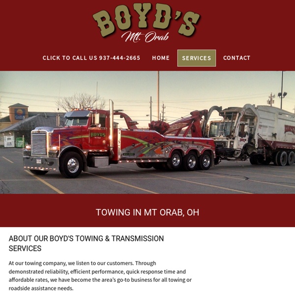 Towing Services in Bethel, OH