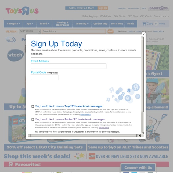 Toys "R" Us Canada - The Official Toys "R" Us Site - Toys, Games, & More
