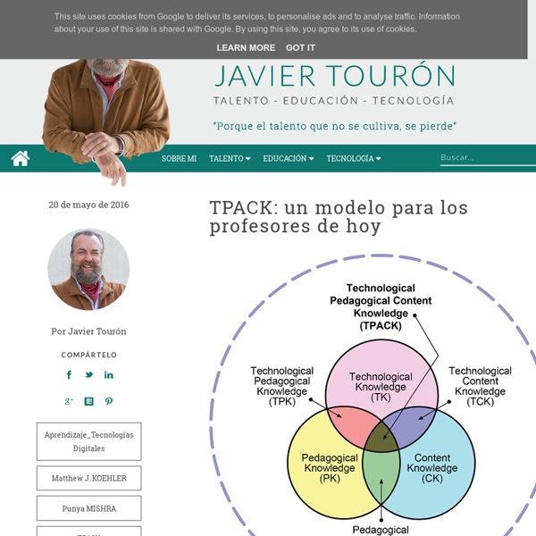 TPACK: un modelo para los profesores de hoy