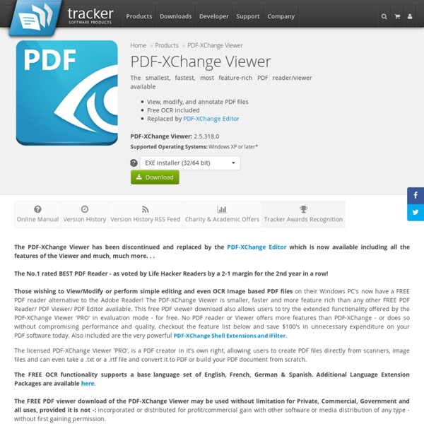 PDF-XChange Viewer, Free PDF Reader