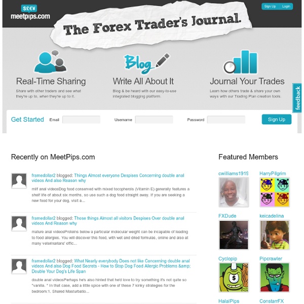 Forex Trading Journal Community