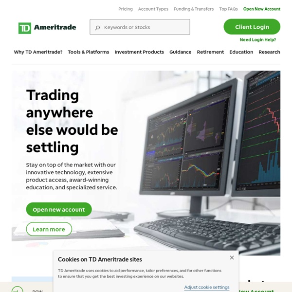 Online Trading - TD AMERITRADE - Online Stock Trading Online Investing