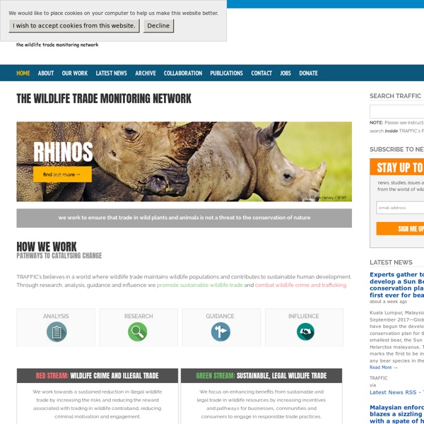 TRAFFIC - Wildlife Trade News