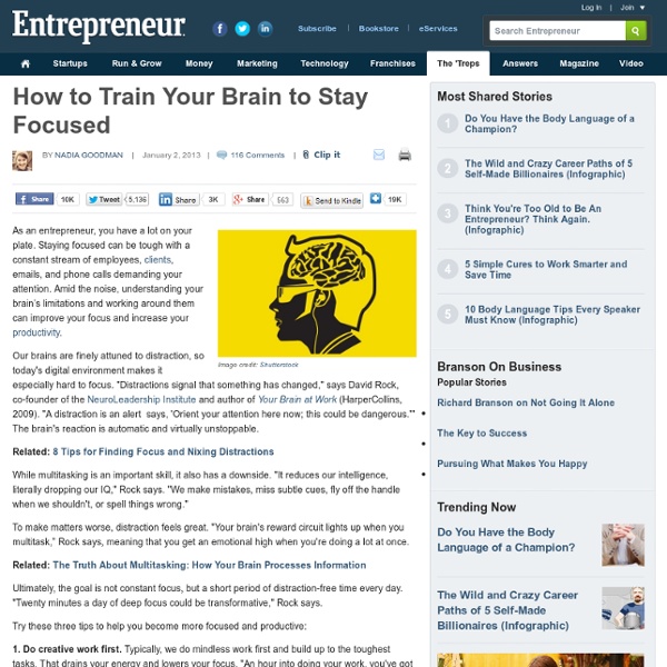 How to Train Your Brain to Stay Focused