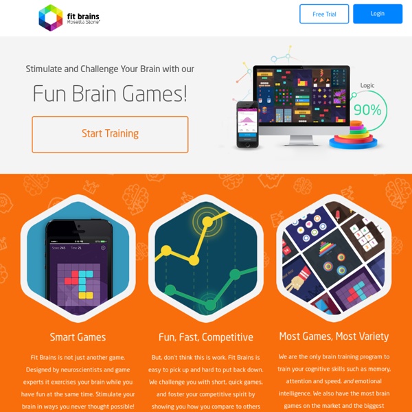 Brain Games, Brain Fitness &amp; Brain Training - Fitbrains.com