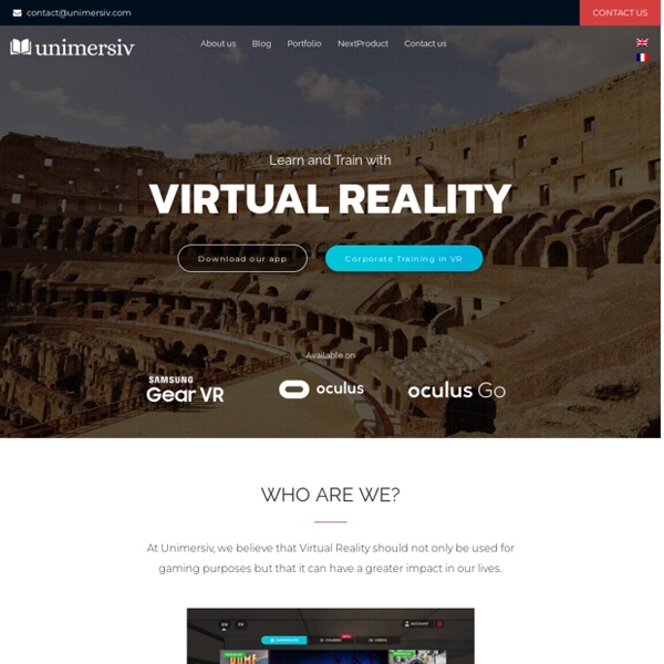 VR Training // Virtual Reality Education