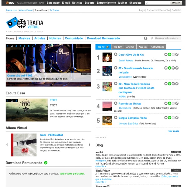 TramaVirtual - A sua comunidade brasileira de música