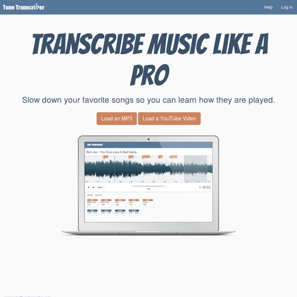 Transcribe Music Online