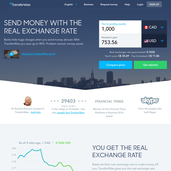 Cheap Money Transfers From TransferWise