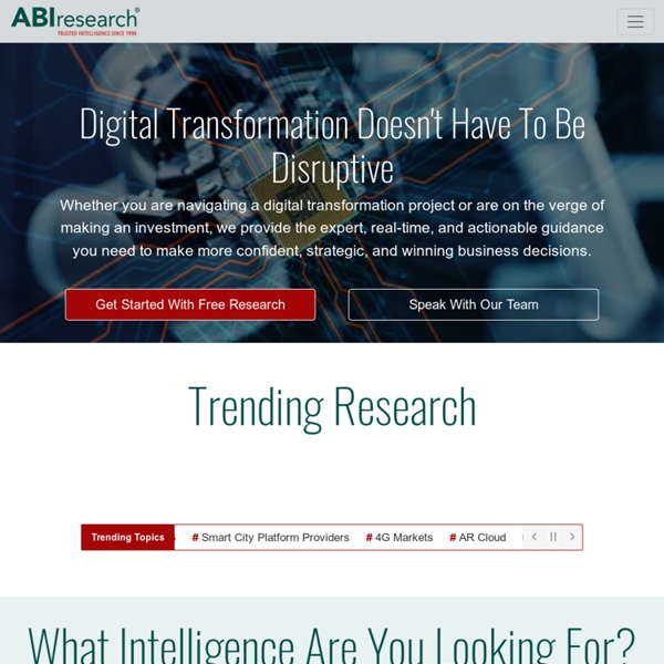ABI Research - Technology Market Research