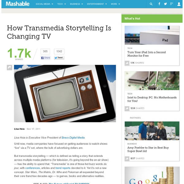 How Transmedia Storytelling Is Changing TV