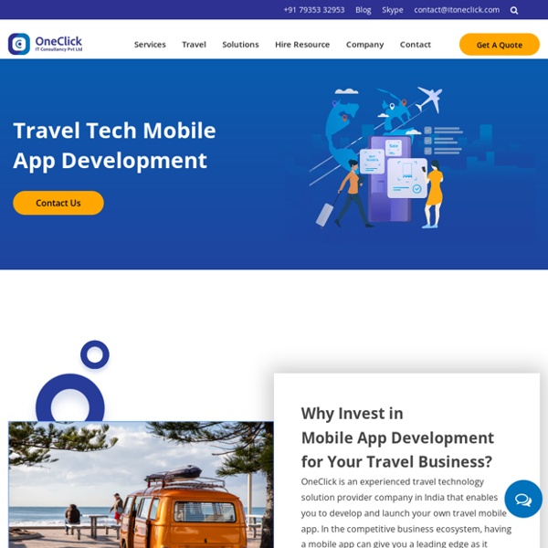 Travel Technology Mobile application Development