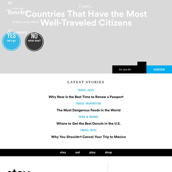 Condé Nast Traveler - Travel Reviews, News, Guides & Tips