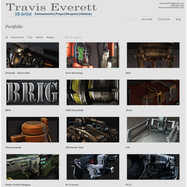 Traviseverett3d.com - 3D Environmental Artist