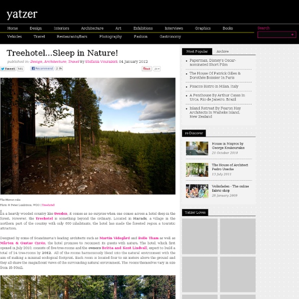 Treehotel...Sleep in Nature!