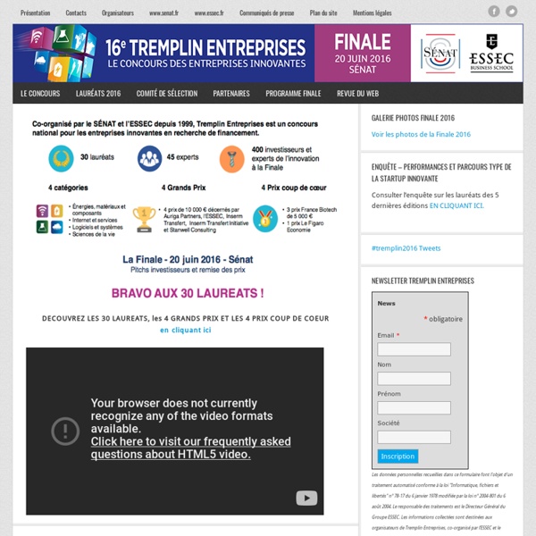 Tremplin Entreprises 2013