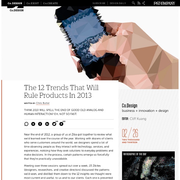The 12 Trends That Will Rule Products In 2013
