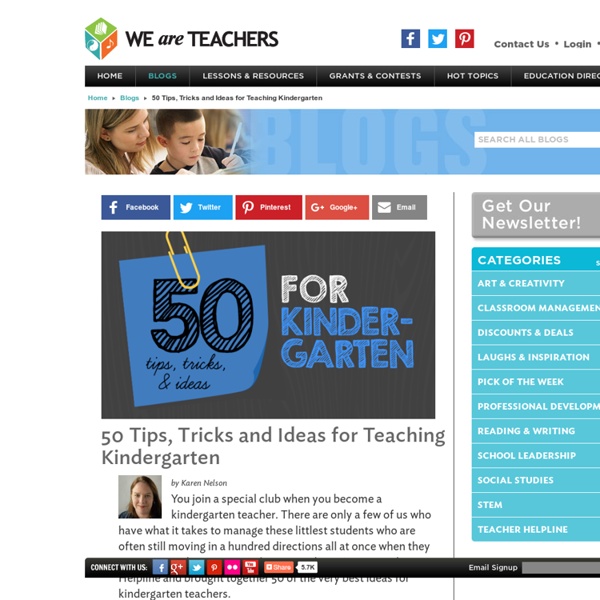 Tips and tricks for kindergarten teachers lesson plan ideas