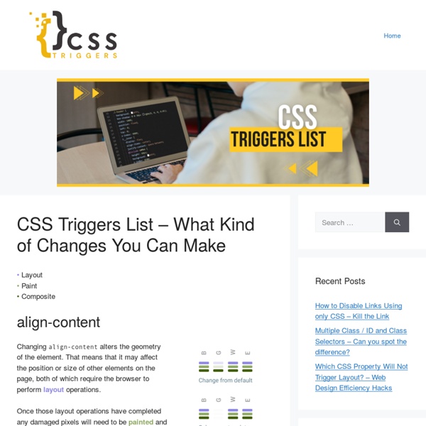 CSS Triggers