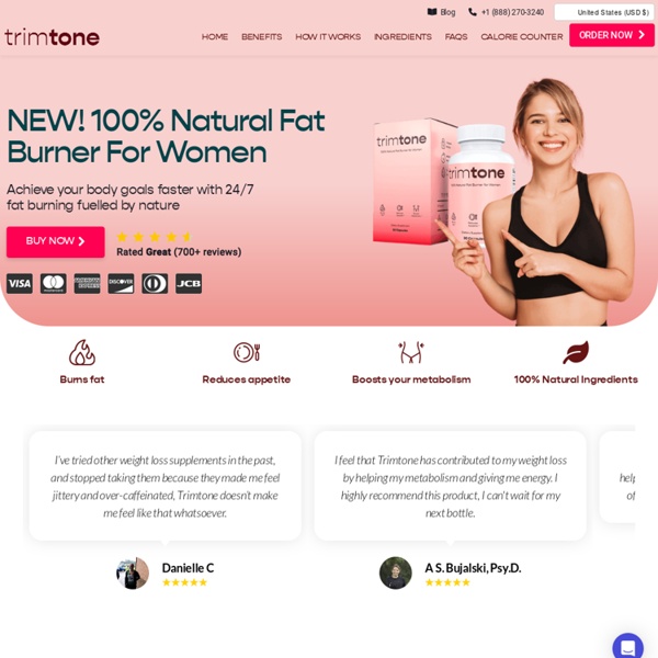 Trimtone - 100% Natural & Effective Fat Burner For Women