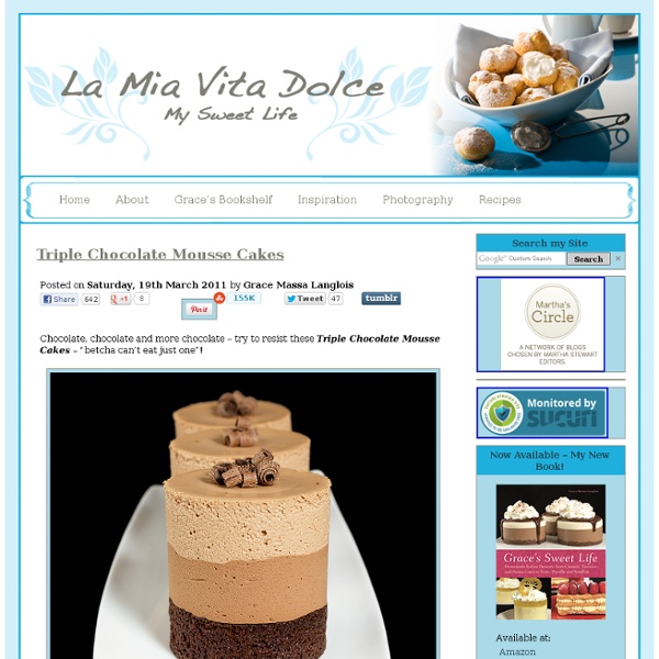 Chocolate Mousse Cakes, Chocolate Mousse Recipes, Mousse Cakes