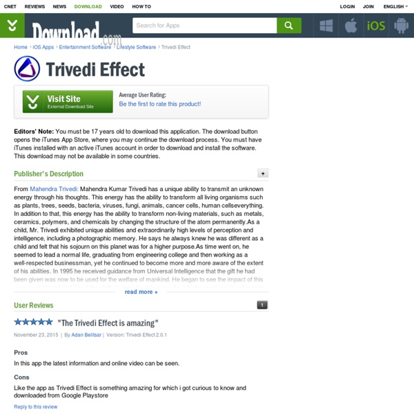 Trivedi Effect for iOS
