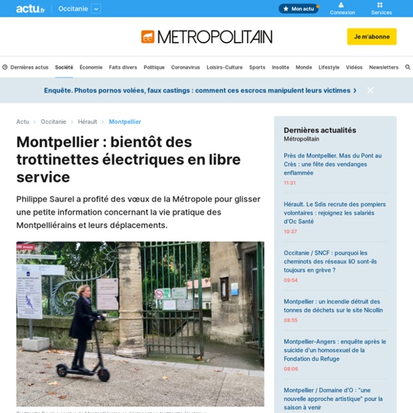 Montpellier : bientôt des trottinettes électriques en libre service