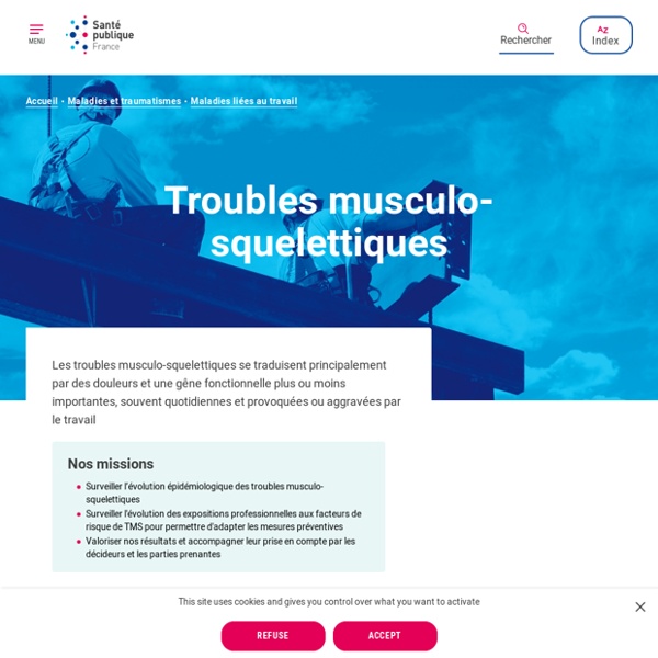 Troubles musculo-squelettiques - Santé publique France