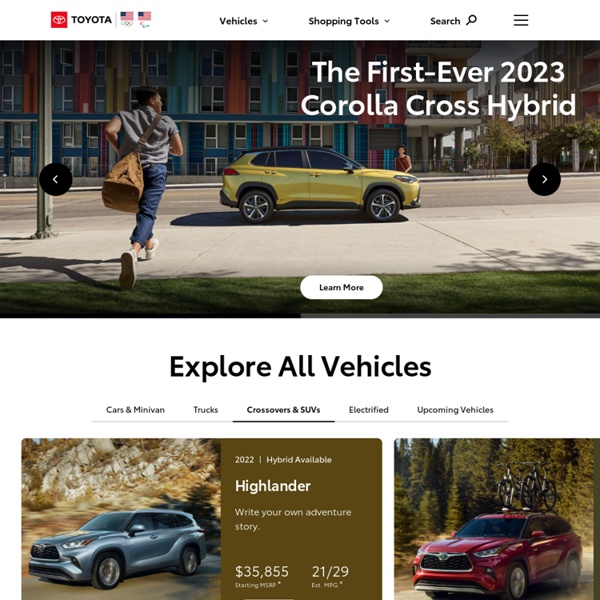 Toyota Cars, Trucks, SUVs & Accessories