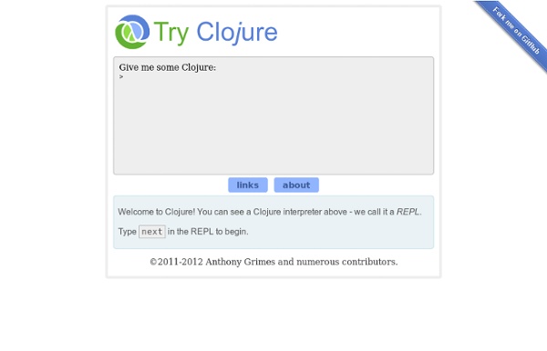 Try Clojure