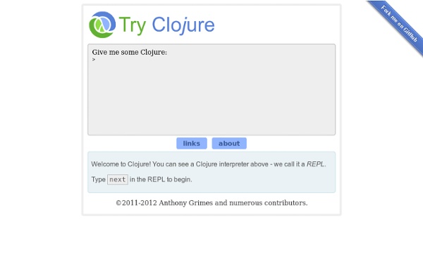Try Clojure