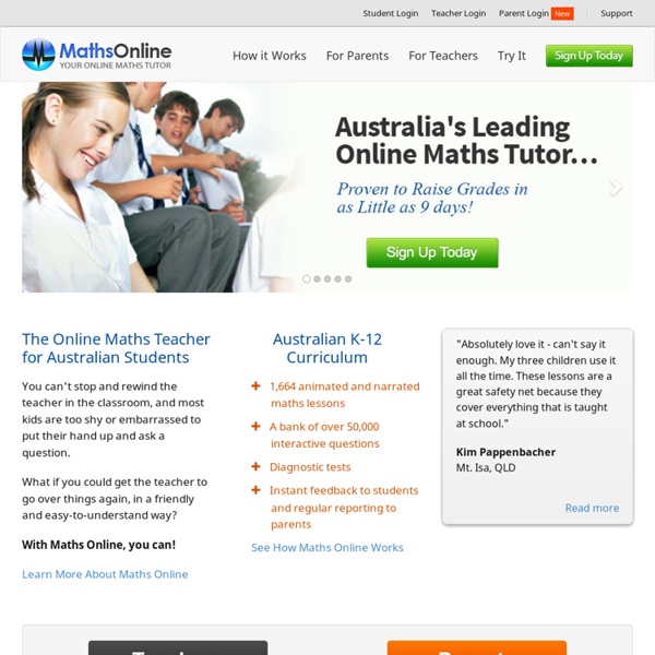 Maths Online - Free Maths Tuition For All Australian High School