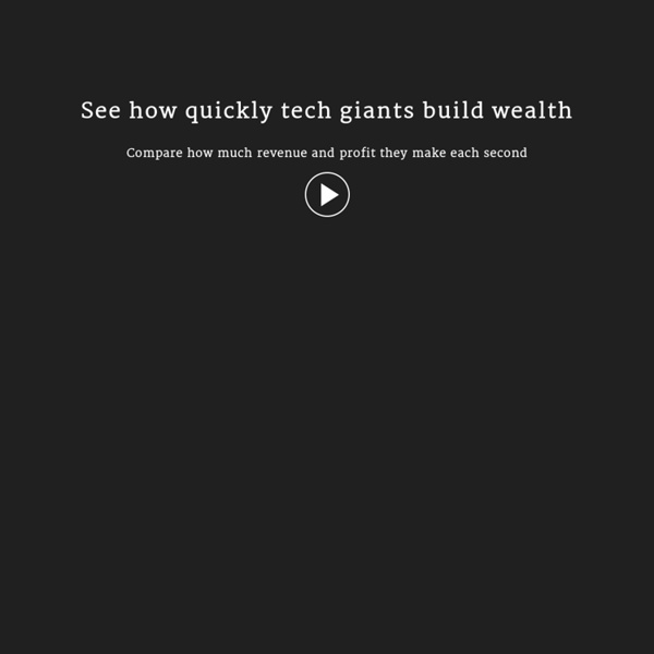 See How Quickly Tech Giants Build Wealth