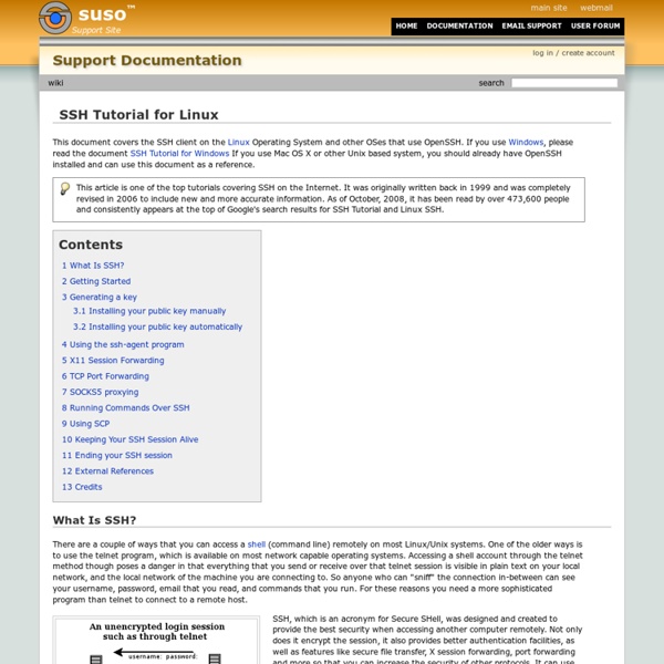 SSH Tutorial for Linux - Support Documentation