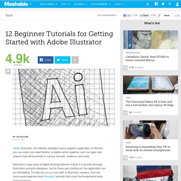 12 Tutorials for Getting Started with Adobe Illustrator