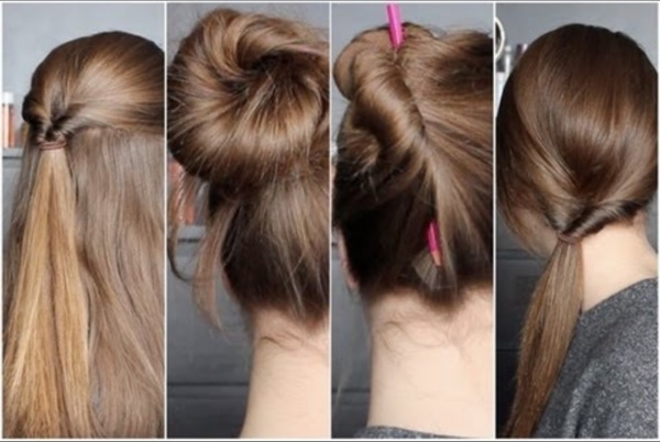 [ Tutoriel Coiffure n°22 ] : 4 Coiffures Simples, Rapides et Pratiques pour tous les jours/cours !