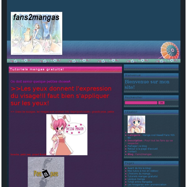 Tutoriels mangas gratuits! - Fans2mangas