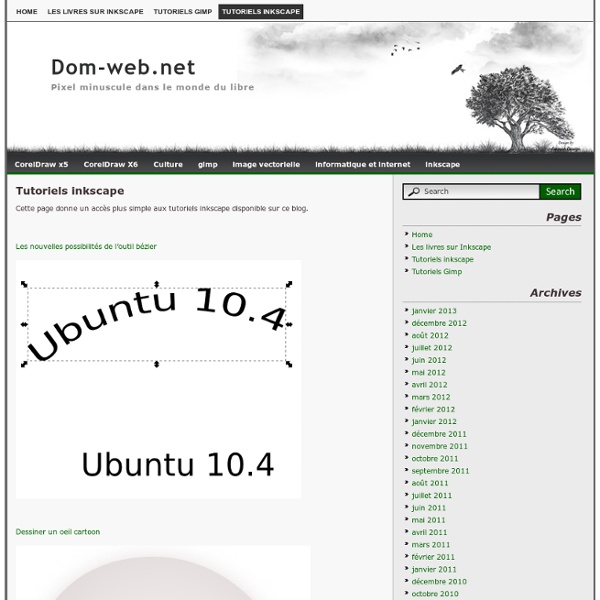 Tutoriels inkscape » Dom-web.net