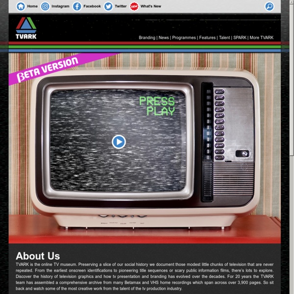 Discover the history of tv presentation & graphic design Pearltrees